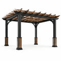 Pergola de jardin en aluminium et cèdre 300x400x250 cm - 2026