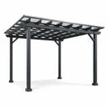 Pergola en aluminium noir 300x300x240 cm - 2026