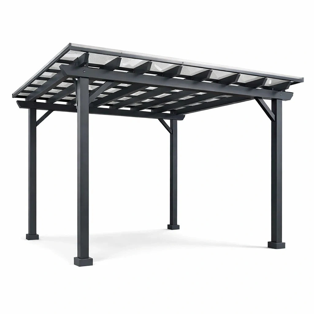 Pergola en aluminium noir 300x300x240 cm - 2026