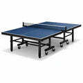 Table de chevet pliante en métal avec panneau bleu 274x152.5X76 cm - 2026