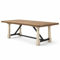 Table rectangulaire en bois de manguier et acier - 2026