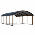 Abri voiture en métal et bois 600x300x240 cm - 2026