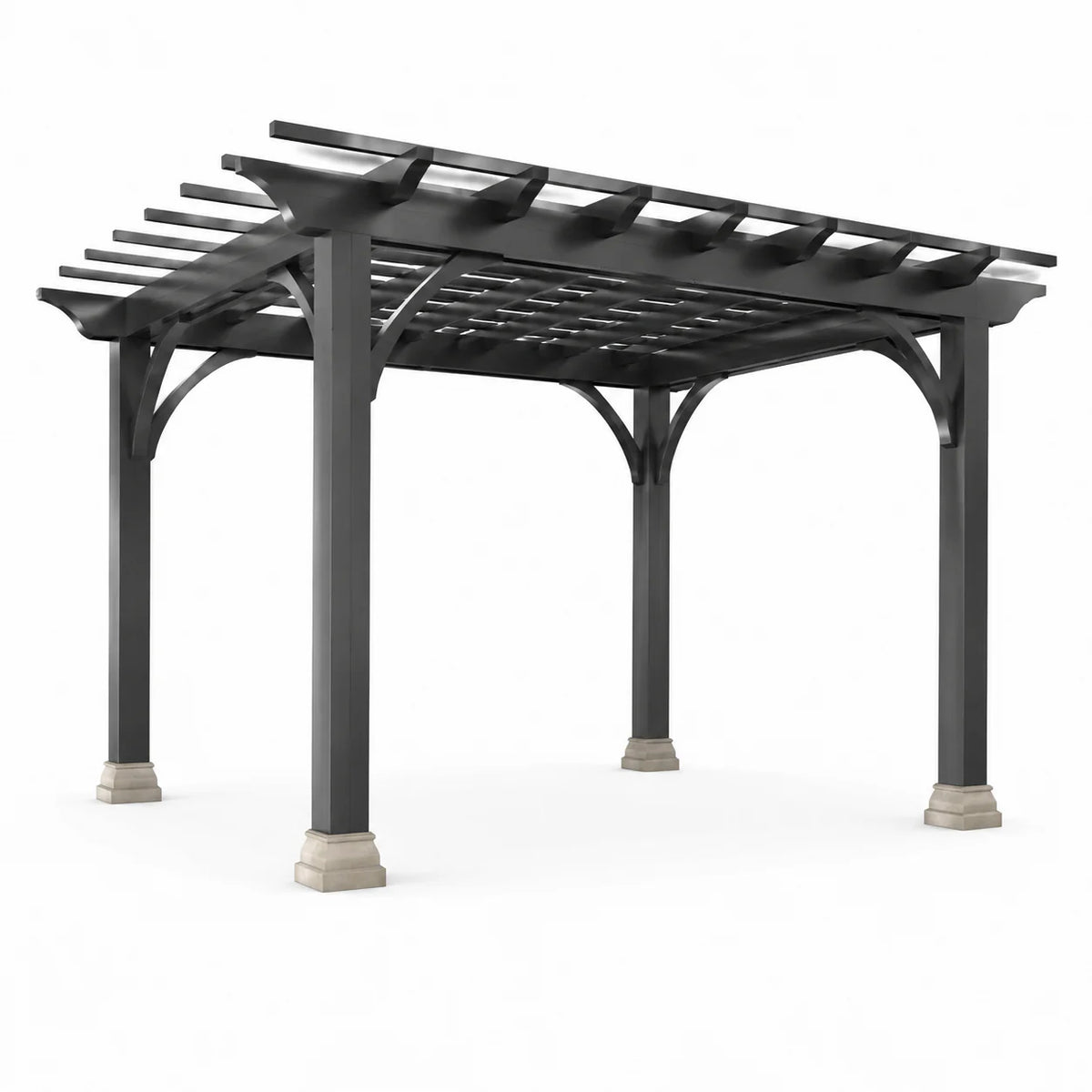 Pergola de jardin en aluminium anthracite - 2026
