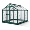 Serre en aluminium et polycarbonate vert 190 x 190 x 230 cm - 2026