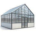 Serre en Verre Trempé et Acier Galvanisé 4m x 3m x 2.5m - 2026