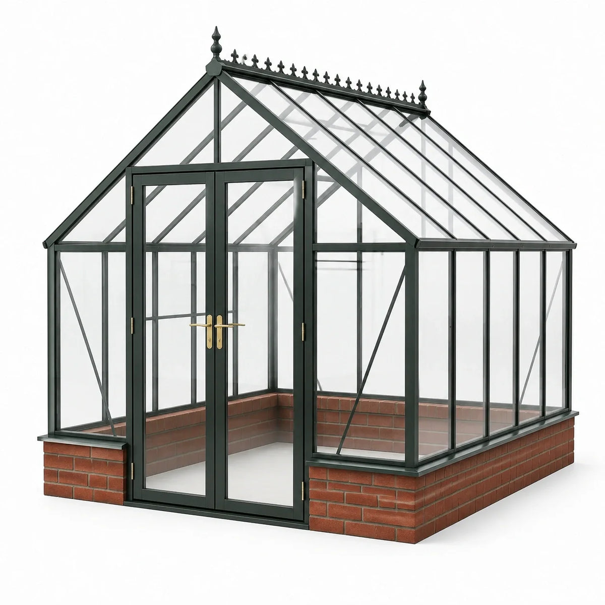 Serre en aluminium avec verre trempé de 3 mm - 2026