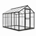 Serre en aluminium avec panneaux en polycarbonate transparent 4mm - 2026