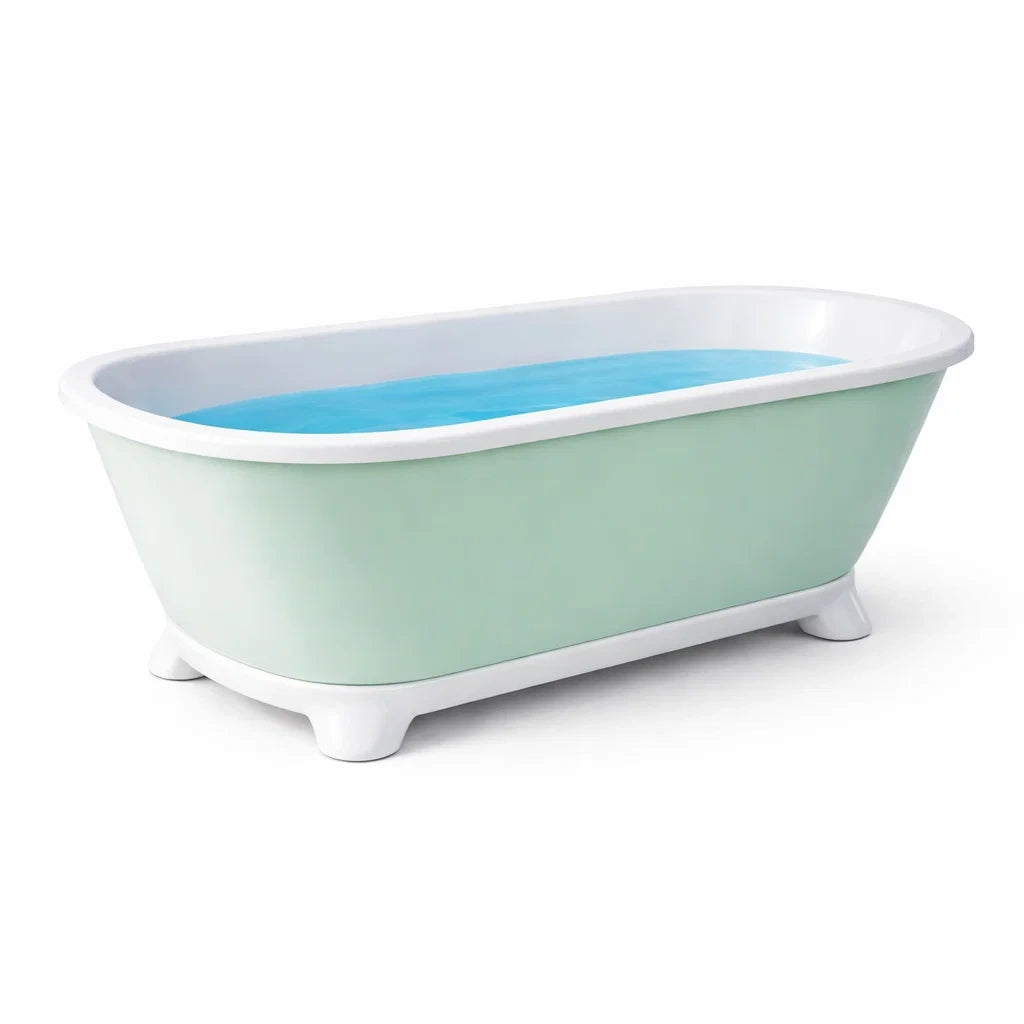 Baignoire îlot bébé en plastique vert - 2026