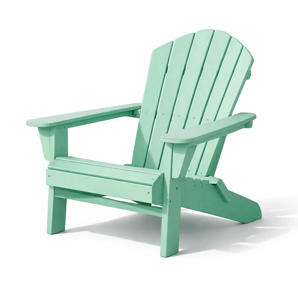 Chaise adirondack en bois vert menthe pour extérieur - 2026