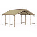 Carport en acier beige 500x300x250 cm - 2026