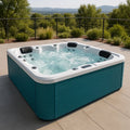 Spa Jacuzzi extérieur 6 places acrylique Bleu - 2026