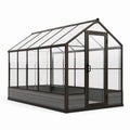 Serre de jardin en aluminium et verre trempé 4 mm - 2026