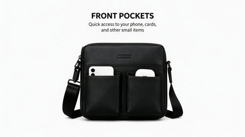 Sac Bandoulière Homme Premium | Élégant, Grande Capacité & Résistant à l'Eau
